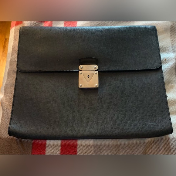 LV Mens Document Holder / Tablet Case Black - Picture 1 of 3